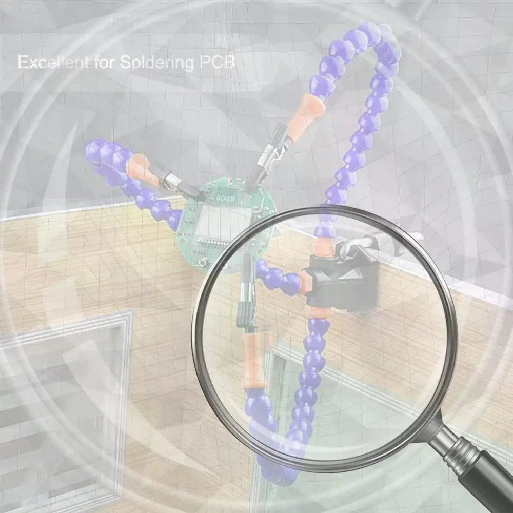 Настольный зажим, сварочная станция, третья помощь, рука, держатель паяльника, инструменты для ремонта
Настольный зажим, сварочная станция, третья помощь, рука, держатель паяльника, инструменты для ремонта