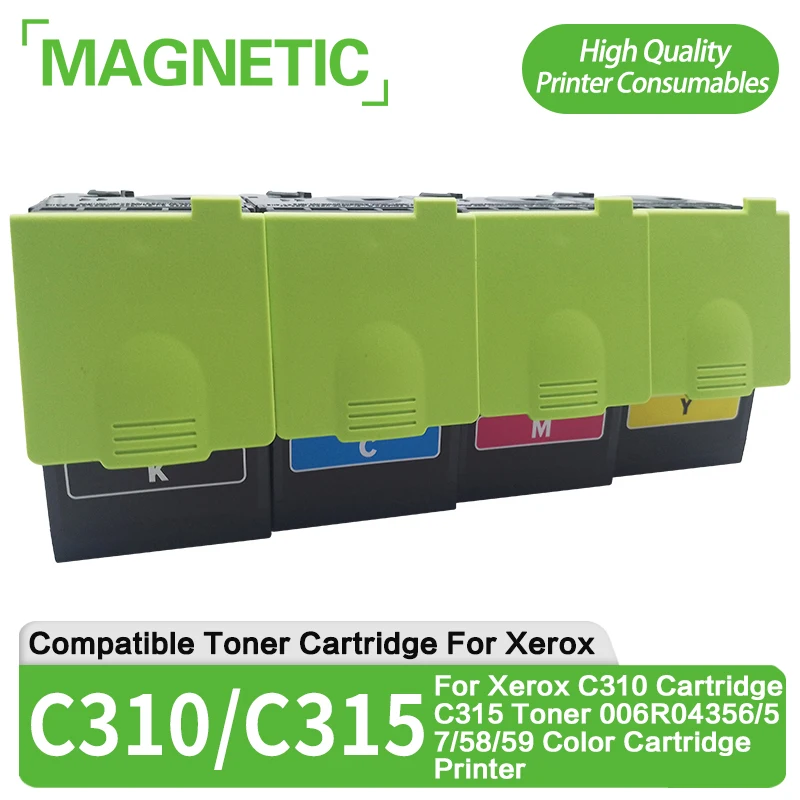 4Color C310 C315 Compatible Toner Cartridge With Chip For Xerox 006R04356 006R04357 006R04358 006R04359 Color Cartridge Printer
4Color C310 C315 Compatible Toner Cartridge With Chip For Xerox 006R04356 006R04357 006R04358 006R04359 Color Cartridge Printer