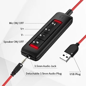 S68e5609891064302979ee66dc5cd40f4r BINNUNE Business Headsets Wired Work Headphones for Laptop PC Computer with Noise Cancelling Mic for Zoom Office Conference