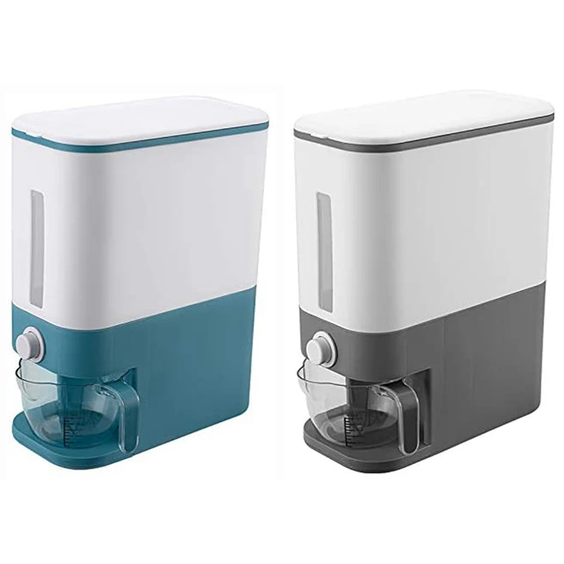 AT35 22.5 Lbs Rice Dispenser,Rice Bucket Rice Storage Box,Large Sealed Grain Container Grain Storage With Lid Measuring
AT35 22.5 Lbs Rice Dispenser,Rice Bucket Rice Storage Box,Large Sealed Grain Container Grain Storage With Lid Measuring