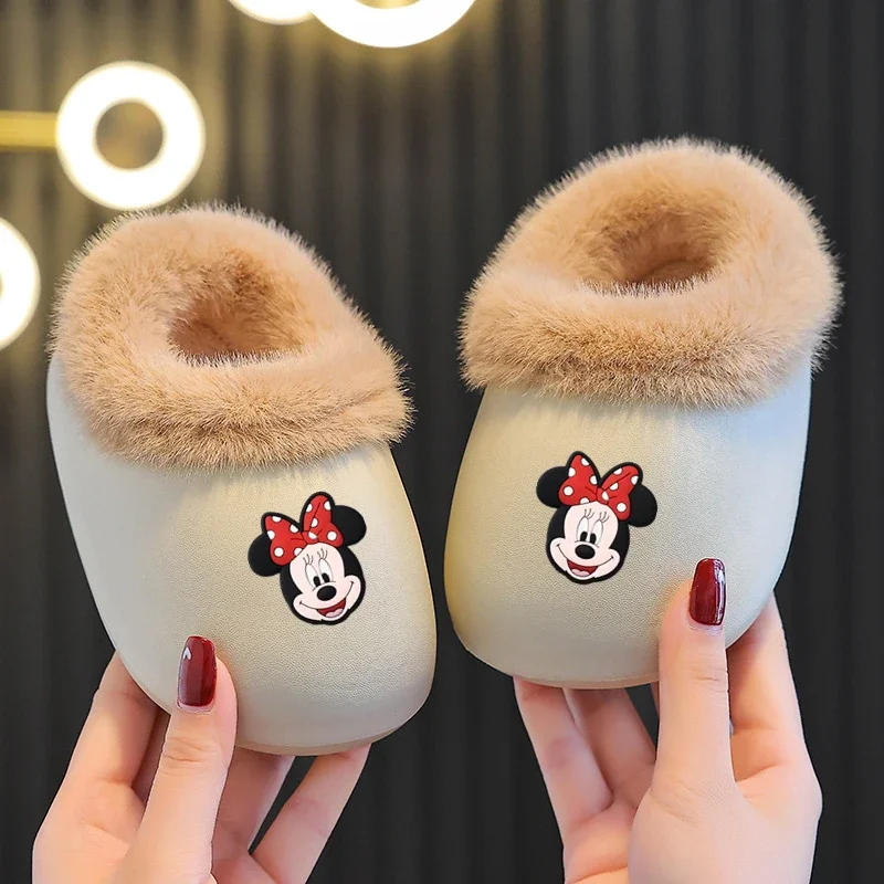Disney Minnie Mouse Children's cotton slippers boots waterproof baby warm autumn and winter infants wear boots cotton slippers
Disney Minnie Mouse Children's cotton slippers boots waterproof baby warm autumn and winter infants wear boots cotton slippers