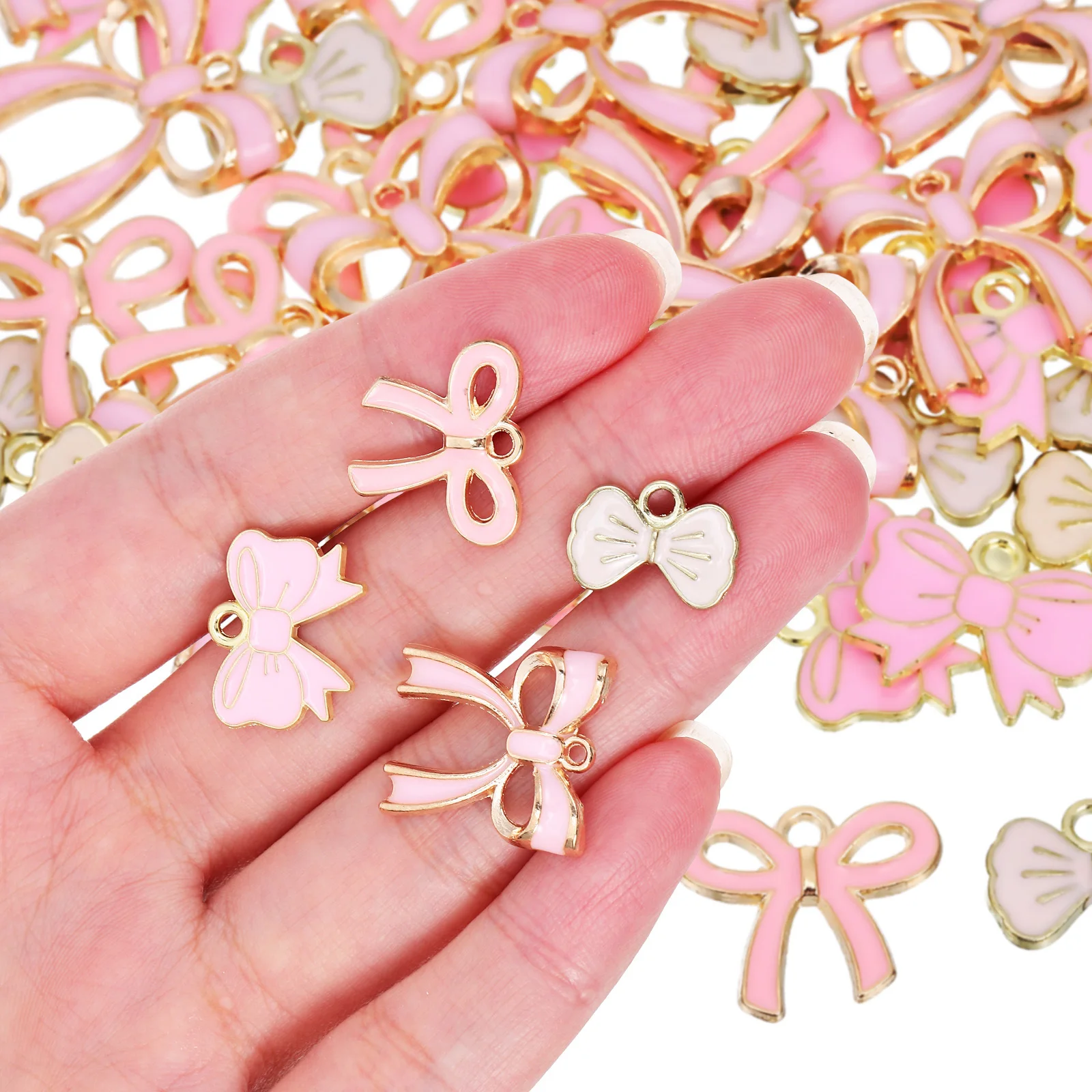 60Pcs Bowknot Charms Jewelry Making Pendants Alloy Charms for Earrings Bracelets Necklaces DIY Supplies Bowknot Pendants
60Pcs Bowknot Charms Jewelry Making Pendants Alloy Charms for Earrings Bracelets Necklaces DIY Supplies Bowknot Pendants