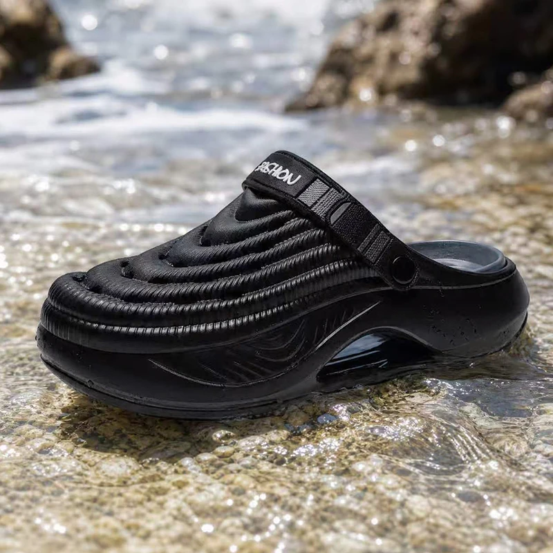 Mens Sandals Summer Casual Clogs for Men Thick-bottom Anti-slippery Outdoor Beach Shoes for Men New Trendy Slippers Garden Shoes
Mens Sandals Summer Casual Clogs for Men Thick-bottom Anti-slippery Outdoor Beach Shoes for Men New Trendy Slippers Garden Shoes