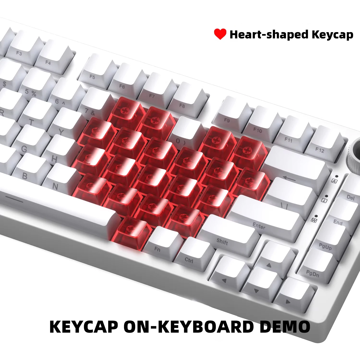 21 клавиша, колпачки для клавиш в форме сердца Love для 60/61/68/104, полупрозрачные аксессуары для игровой клавиатуры по индивидуальному заказу
21 клавиша, колпачки для клавиш в форме сердца Love для 60/61/68/104, полупрозрачные аксессуары для игровой клавиатуры по индивидуальному заказу