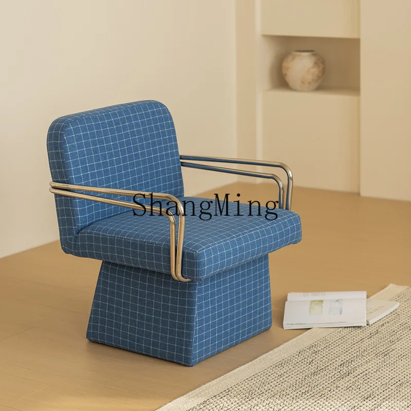 FG Rotatable Sofa Chair Living Room Balcony Leisure Lazy Sofa Modern Simple Blue Plaid Single Chair
FG Rotatable Sofa Chair Living Room Balcony Leisure Lazy Sofa Modern Simple Blue Plaid Single Chair
