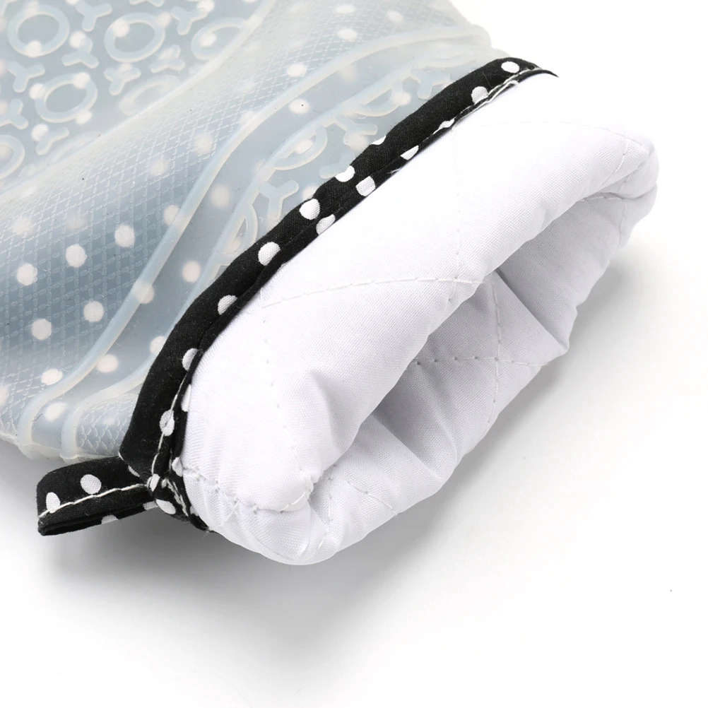 2Pcs Heat Resistant Silicone Oven Mitts with Quilted Cotton Lining for Kitchen Cooking Baking and Grill Safety
2Pcs Heat Resistant Silicone Oven Mitts with Quilted Cotton Lining for Kitchen Cooking Baking and Grill Safety