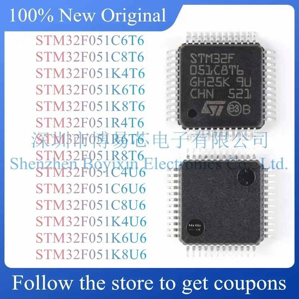 STM32F051C6T6 STM32F051C8T6 STM32F051K4T6 STM32F051K6T6 STM32F051K8T6 STM32F051R4T6 R6T6 R8T6 C4U6 C6U6 C8U6 Test board
STM32F051C6T6 STM32F051C8T6 STM32F051K4T6 STM32F051K6T6 STM32F051K8T6 STM32F051R4T6 R6T6 R8T6 C4U6 C6U6 C8U6 Test board