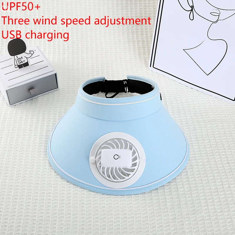 Breathable Cooling Fan Hat Sunscreen Fan Sun Visor Hat Fishing Hat Cooling Peaked Cap Hat Usb Charging Hat Fan For Sport Sunhat
Breathable Cooling Fan Hat Sunscreen Fan Sun Visor Hat Fishing Hat Cooling Peaked Cap Hat Usb Charging Hat Fan For Sport Sunhat