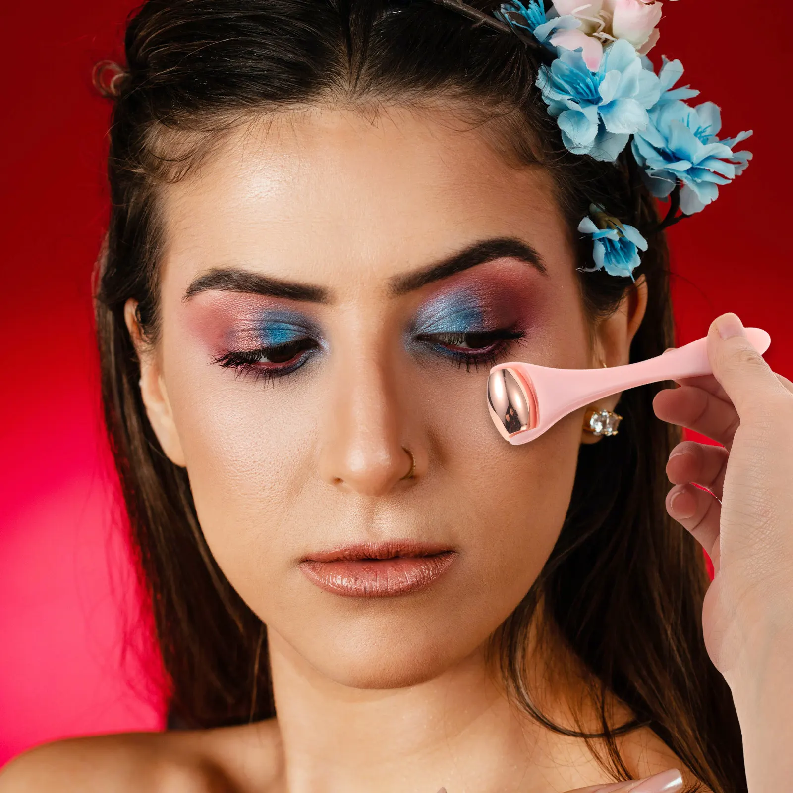 for Face and Eyes Mini Eye Massager Depuffing Tool Portable Gua Sha Roller for Enhanced Cream Absorption
for Face and Eyes Mini Eye Massager Depuffing Tool Portable Gua Sha Roller for Enhanced Cream Absorption