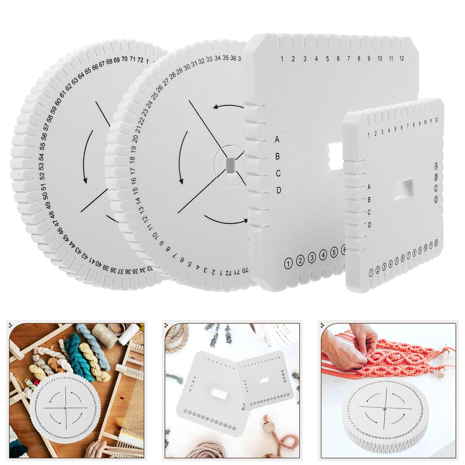 1Set Braiding Plate Kumihimo Disks Durable Foam Braiding Disk DIY Bracelet Maker Jewelry Handwoven Cord Tool Craft
1Set Braiding Plate Kumihimo Disks Durable Foam Braiding Disk DIY Bracelet Maker Jewelry Handwoven Cord Tool Craft