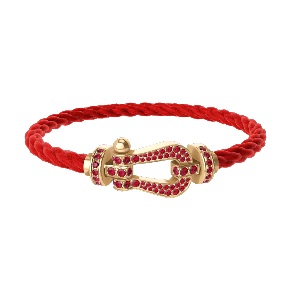 2026 model high-quality classic horse-shaped large-sized red diamond style bracelet - suitable for daily wear
2026 model high-quality classic horse-shaped large-sized red diamond style bracelet - suitable for daily wear