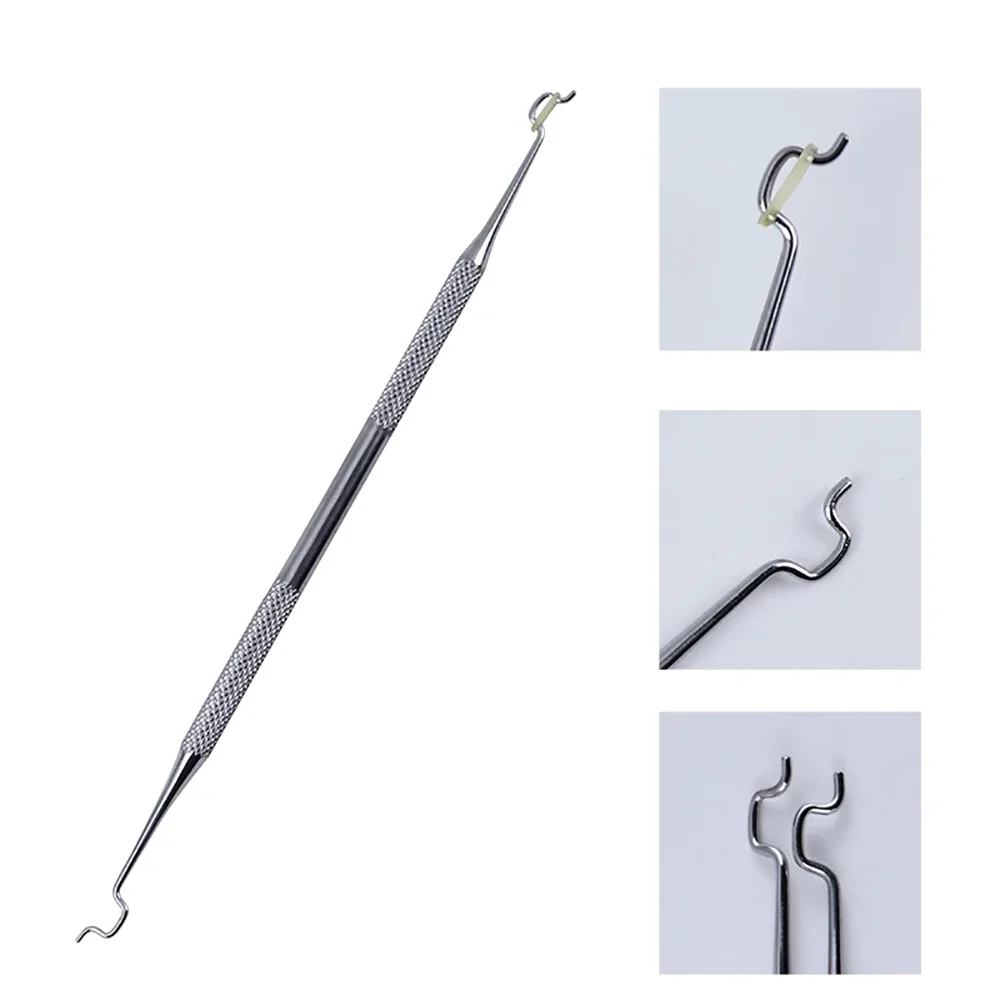 1Pc Dental Orthodontic Ligature Tie Placer Twirl-on Instrument Elastic Ring Placement Tool Dentist Lab Supplies
1Pc Dental Orthodontic Ligature Tie Placer Twirl-on Instrument Elastic Ring Placement Tool Dentist Lab Supplies