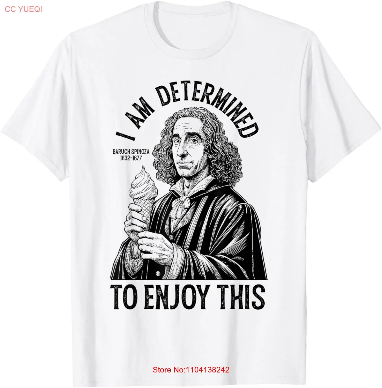 Забавная футболка Philosophy Spinoza Determinism Ice Cream Philosopher с капюшоном
Забавная футболка Philosophy Spinoza Determinism Ice Cream Philosopher с капюшоном