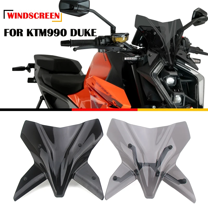 New Motorcycle Accessories Sport Windshield WindScreen Visor Viser Kit For 990 Duke 990Duke 990 DUKE 990DUKE 2024-
New Motorcycle Accessories Sport Windshield WindScreen Visor Viser Kit For 990 Duke 990Duke 990 DUKE 990DUKE 2024-