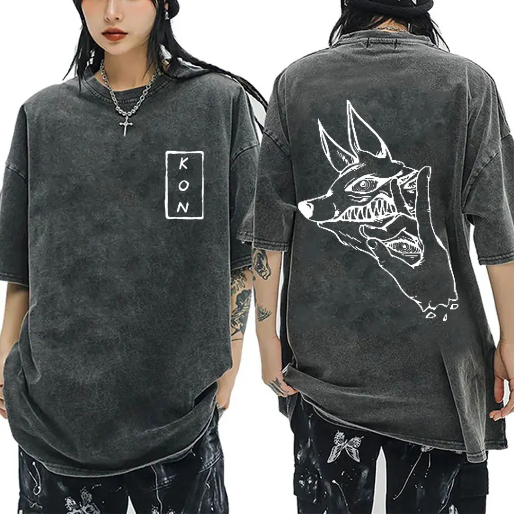 Limited Anime Chainsaw Man Hayakawa Aki Summon Kon Fox Devil Washed Vintage T-shirt Men Women Manga Fashion Short Sleeve T Shirt
Limited Anime Chainsaw Man Hayakawa Aki Summon Kon Fox Devil Washed Vintage T-shirt Men Women Manga Fashion Short Sleeve T Shirt