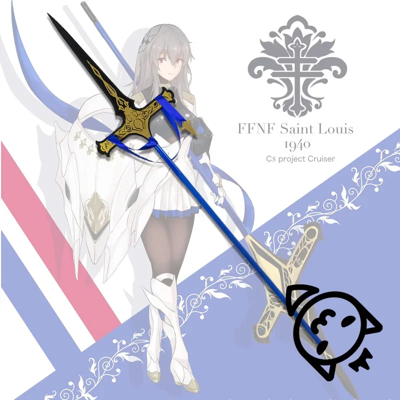 Game Azur Lane FFNF Saint Louis Spear Weapon Cosplay Props Halloween Christmas Fancy Party Accessories
Game Azur Lane FFNF Saint Louis Spear Weapon Cosplay Props Halloween Christmas Fancy Party Accessories
