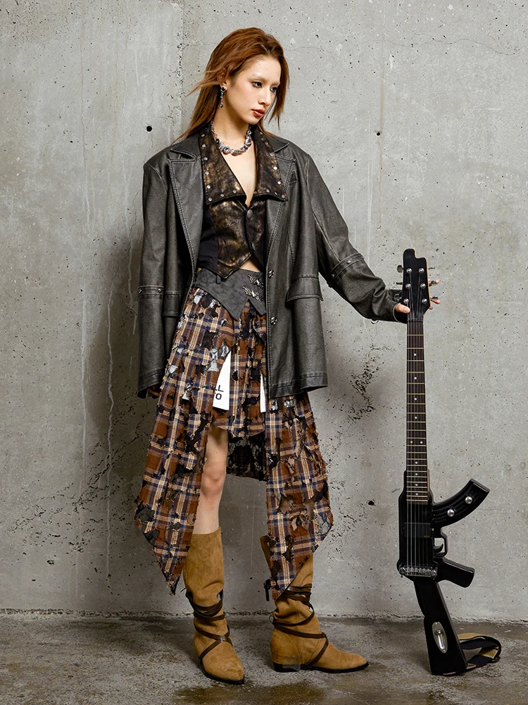 Be All Kabuto Original American Retro Motorcycle Worn Leather Jacket Women's Design Sensation Outerwear High-End Feeling Stre...
Be All Kabuto Original American Retro Motorcycle Worn Leather Jacket Women's Design Sensation Outerwear High-End Feeling Stre...