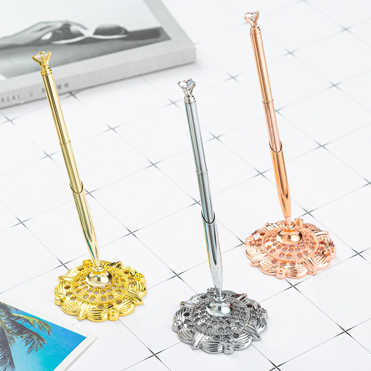 Diamond Pen 3 Pcs Wholesale Diamond Ballpoint Pen Bank Hotel Counter Pen Diamond Pen Pen
Diamond Pen 3 Pcs Wholesale Diamond Ballpoint Pen Bank Hotel Counter Pen Diamond Pen Pen