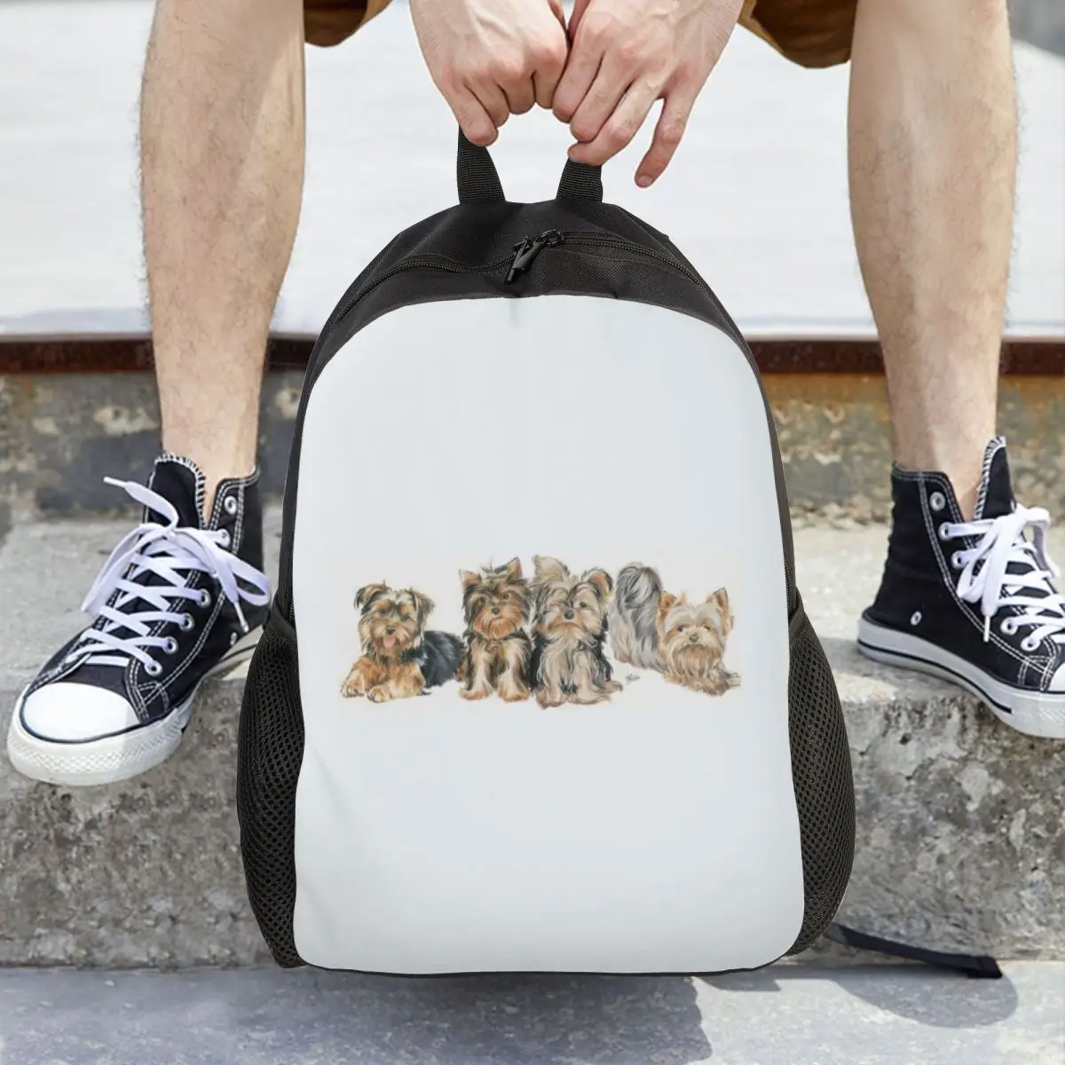 Yorkshire Terrier Puppies Backpack Daypack Large Capacity Children BookBag School Bag Shoulder Bags for Men Women
Yorkshire Terrier Puppies Backpack Daypack Large Capacity Children BookBag School Bag Shoulder Bags for Men Women