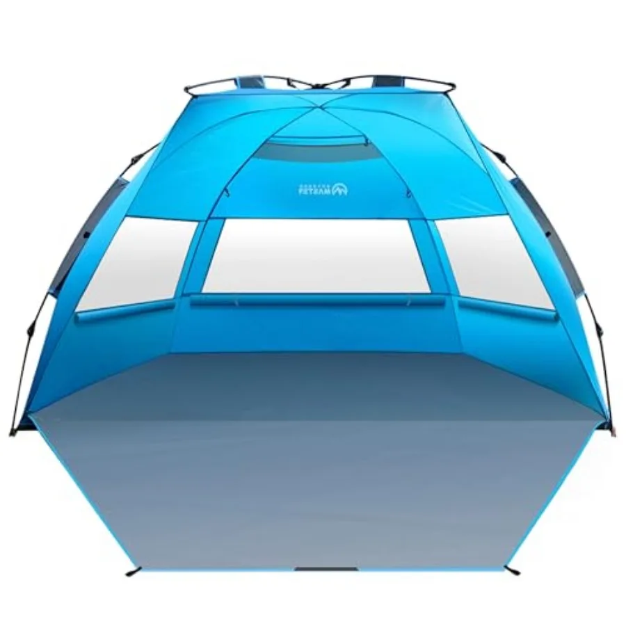 Beach Tent Sun Shelter for 3-4 Person, Pop Up Beach Tent Easy Setup with Sandbags, Portable Sun Shade Canopy with Carrying Bag
Beach Tent Sun Shelter for 3-4 Person, Pop Up Beach Tent Easy Setup with Sandbags, Portable Sun Shade Canopy with Carrying Bag