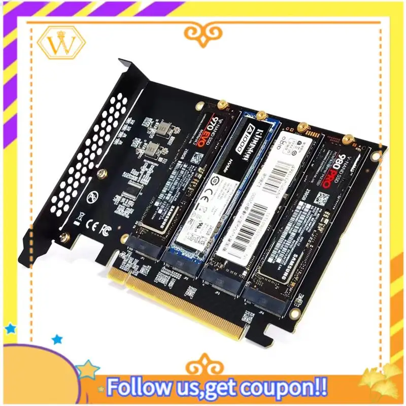 Latest-M.2 NVME To Pcie Adapter Gen4 X16 Expansion Card Compatible With 2230, 2242, 2260, 2280 Ssds For Enhanced PC Performance
Latest-M.2 NVME To Pcie Adapter Gen4 X16 Expansion Card Compatible With 2230, 2242, 2260, 2280 Ssds For Enhanced PC Performance