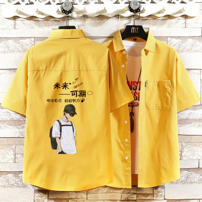 Summer Men's Ice Silk Printed ort Sve irt Trendy Korean Brand Versatile Haome Loose Fit Breathable Large Size Jaet
Summer Men's Ice Silk Printed ort Sve irt Trendy Korean Brand Versatile Haome Loose Fit Breathable Large Size Jaet