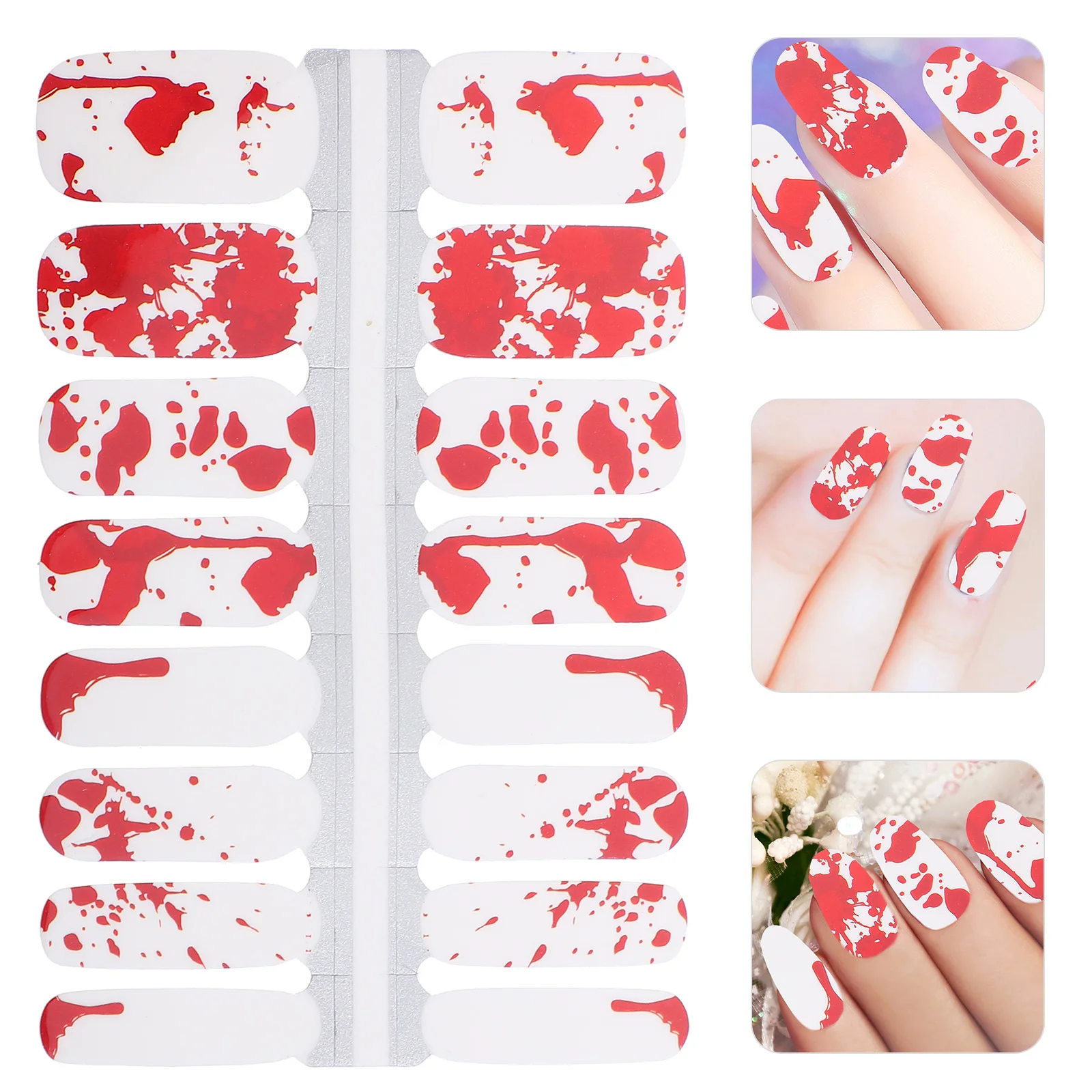 4 Sets French Manicure Stickers Nail Art Decals Halloween Women Stamp Fake Nails
4 Sets French Manicure Stickers Nail Art Decals Halloween Women Stamp Fake Nails