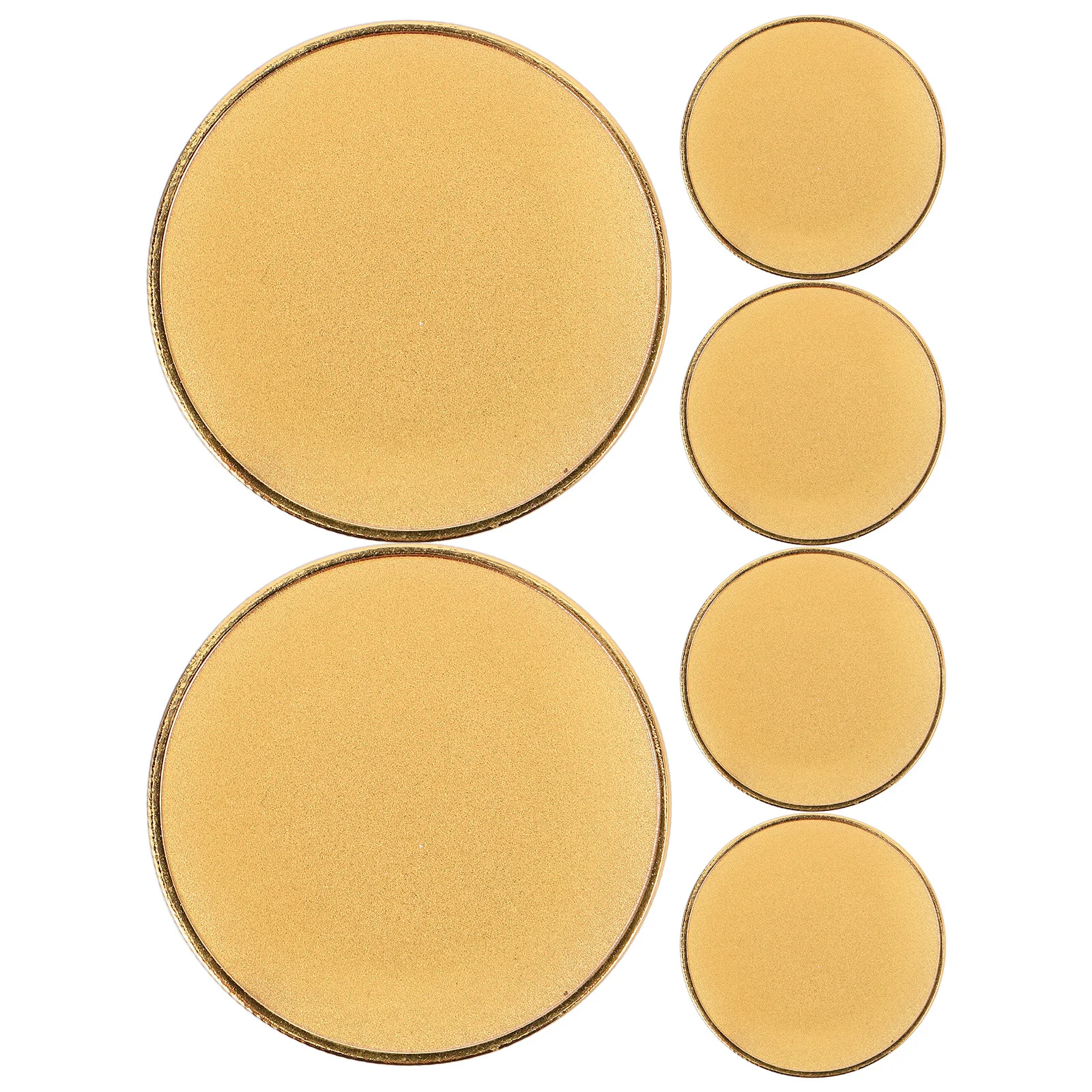 6 Pcs DIY Challenge Coins Crafts Supply Blank Pendants for Engraving Jewelry Copper
6 Pcs DIY Challenge Coins Crafts Supply Blank Pendants for Engraving Jewelry Copper