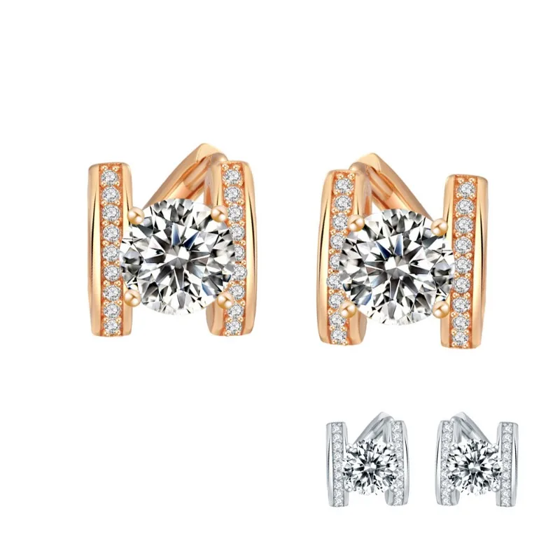 Серьги-кольца с муассанитом 2cttw D Color VVS1, стерлинговое серебро 925 пробы, розовое золото, ювелирные изделия с бриллиантами, женские серьги Huggie Gra
Серьги-кольца с муассанитом 2cttw D Color VVS1, стерлинговое серебро 925 пробы, розовое золото, ювелирные изделия с бриллиантами, женские серьги Huggie Gra