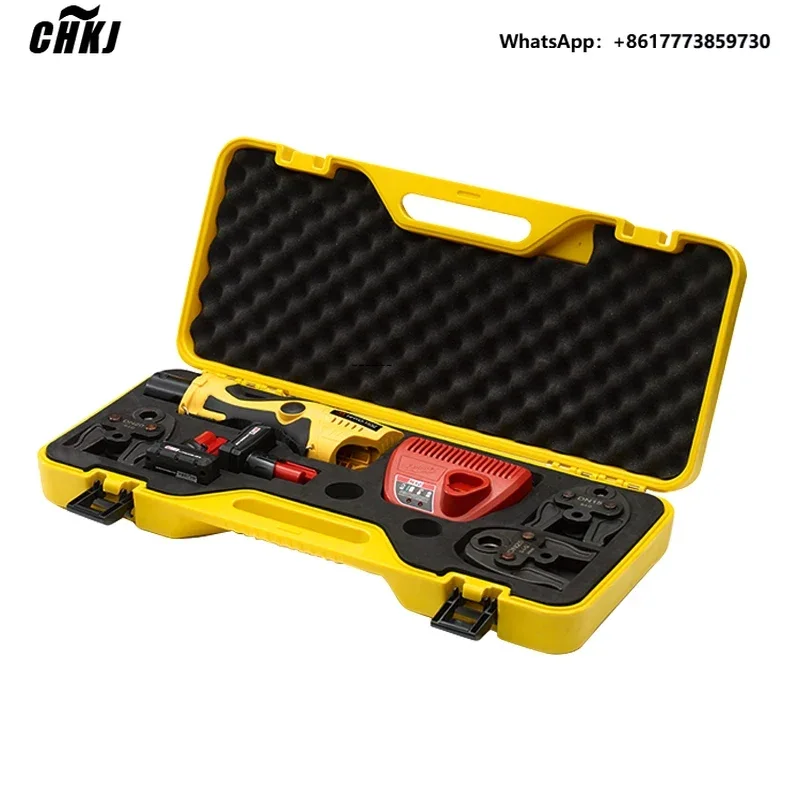 2025 newBattery Copper Cordless Pipe Pressing Tool PEX-Pipe Crimping Tools Plumbing Tube Fittings HHYD-1532
2025 newBattery Copper Cordless Pipe Pressing Tool PEX-Pipe Crimping Tools Plumbing Tube Fittings HHYD-1532