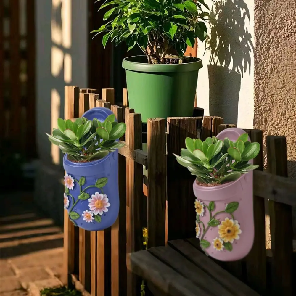 Durable Cartoon Slippers Flower Pot Resin Crafts Funny Flower Holder Waterproof Handmade Plant Vase Anniversary
Durable Cartoon Slippers Flower Pot Resin Crafts Funny Flower Holder Waterproof Handmade Plant Vase Anniversary