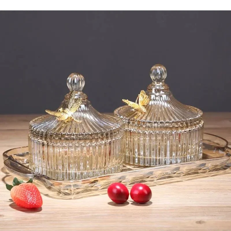 Glass Snack Cookie Candy Storage Jars Tea Coffee Jewelry Jar Tray Simple Home Kitchen Food Containers Items
Glass Snack Cookie Candy Storage Jars Tea Coffee Jewelry Jar Tray Simple Home Kitchen Food Containers Items