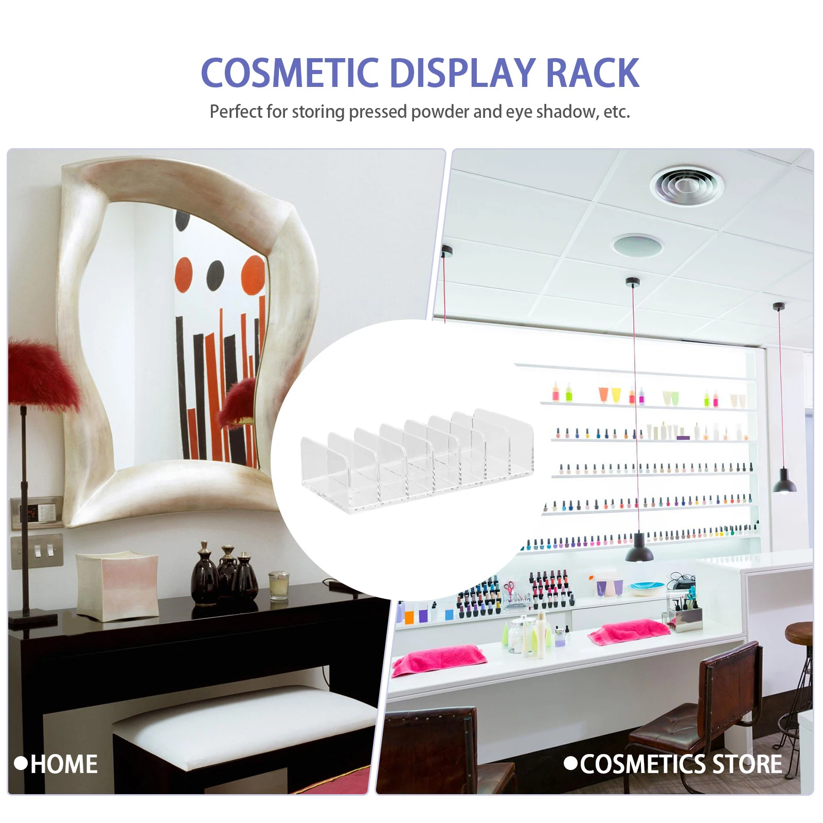 Transparent Organizer Vertical Makeup Holder For Eye Shadow Blush Highlighter Rack Organizer
Transparent Organizer Vertical Makeup Holder For Eye Shadow Blush Highlighter Rack Organizer