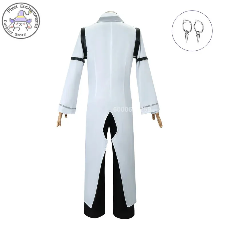 CyBungou Stray Dogs 4th Anime Sigma Cosplay Costume Sigma Trench Uniform Suit Halloween Christmas Party Outfit for Men Women
CyBungou Stray Dogs 4th Anime Sigma Cosplay Costume Sigma Trench Uniform Suit Halloween Christmas Party Outfit for Men Women