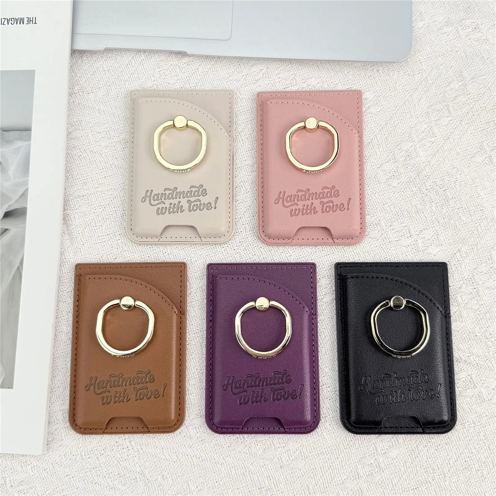Fashion Fing Ring Buckle Card Bag Phone Case Card Cover Portable Adhesive Phone Case Universal Phone Holder Desktop Support
Fashion Fing Ring Buckle Card Bag Phone Case Card Cover Portable Adhesive Phone Case Universal Phone Holder Desktop Support