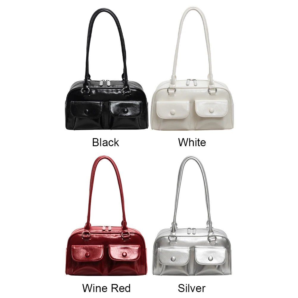 Women Satchel Hobo Bag Multi Pocket Pu Leather Shoulder Bag Solid Crossbody Bag Underarm Bag Travel Commuter Bag
Women Satchel Hobo Bag Multi Pocket Pu Leather Shoulder Bag Solid Crossbody Bag Underarm Bag Travel Commuter Bag