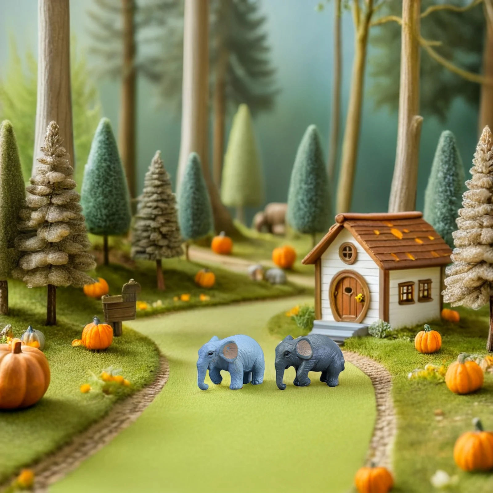 10Pcs Mini Elephant Decor Small Plastic Animals for Micro Landscapes Elephant Cake Topper Vivid Statues Home Decoration Micro
10Pcs Mini Elephant Decor Small Plastic Animals for Micro Landscapes Elephant Cake Topper Vivid Statues Home Decoration Micro