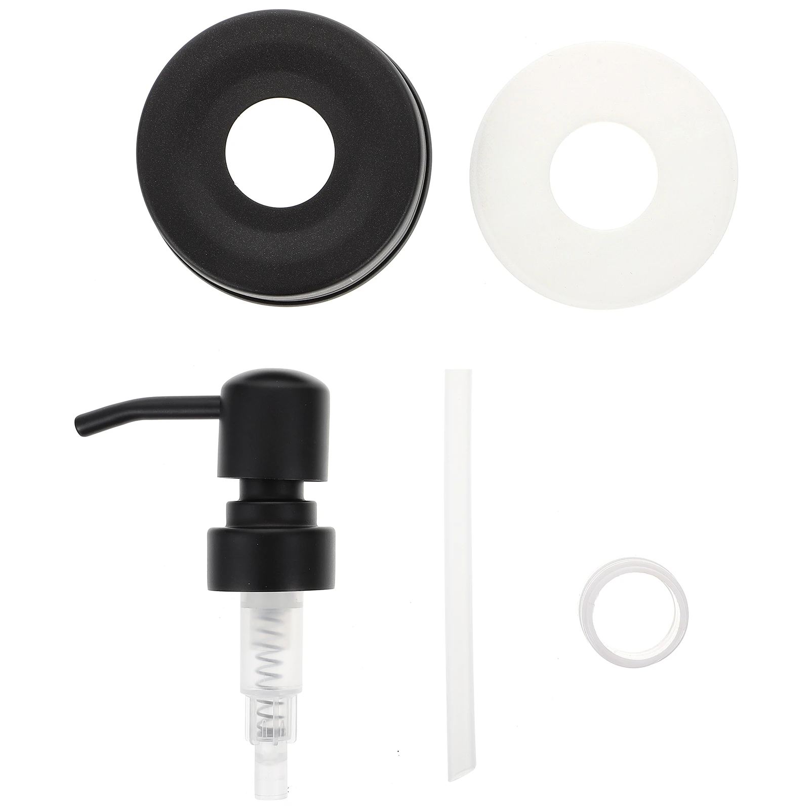 Stainless Steel Soap Dispenser Black H Pump Head H washing Fluid Bathroom Press Pump Lid Mason Jar Fits Regular Mouth Long
Stainless Steel Soap Dispenser Black H Pump Head H washing Fluid Bathroom Press Pump Lid Mason Jar Fits Regular Mouth Long