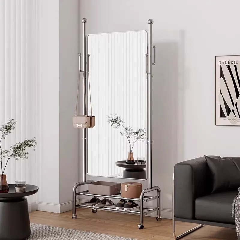 YFY household stainless steel floor-to-ceiling full-body mirror, simple drying rack, bedroom removable storage rack, mirror
YFY household stainless steel floor-to-ceiling full-body mirror, simple drying rack, bedroom removable storage rack, mirror