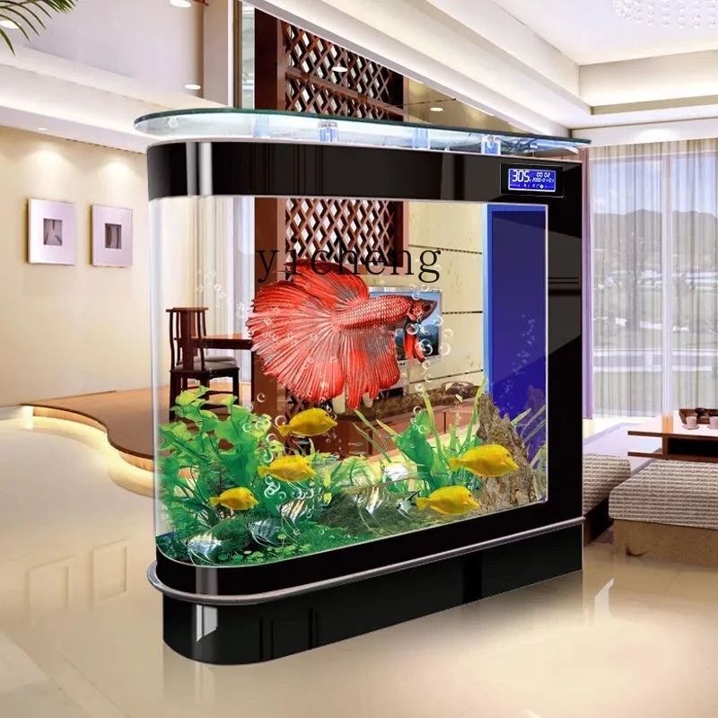 ZK fish tank household living room floor-to-ceiling medium-sized gold water-free partition lazy ecological glass aquarium
ZK fish tank household living room floor-to-ceiling medium-sized gold water-free partition lazy ecological glass aquarium