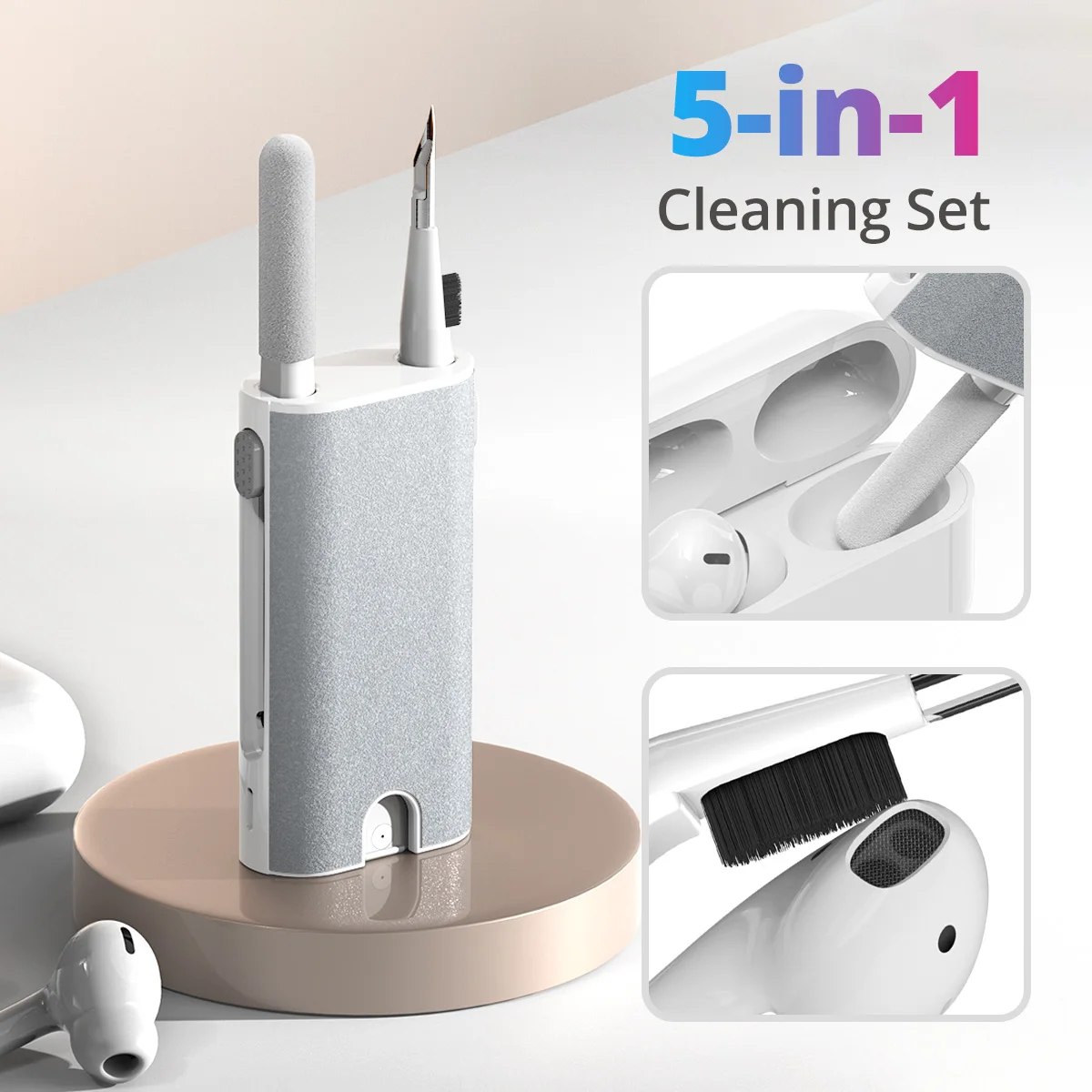 5 in 1 Cleaner Brush Kit For Airpods Pro 1 2 3 Earphone Wireless Headphones Clean Camera Phone Tablet Laptop TV Screen Tools
5 in 1 Cleaner Brush Kit For Airpods Pro 1 2 3 Earphone Wireless Headphones Clean Camera Phone Tablet Laptop TV Screen Tools