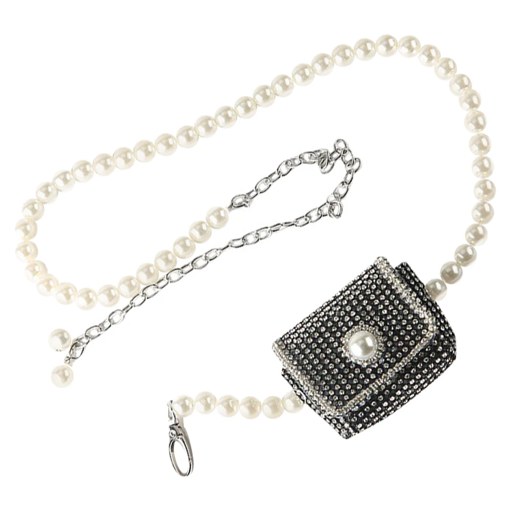 Pearl Waist Pouch Rhinestone Purse for Women Lightweight Proper Capacity Pearl Chain Bag Travel H bags Wallet Clutch
Pearl Waist Pouch Rhinestone Purse for Women Lightweight Proper Capacity Pearl Chain Bag Travel H bags Wallet Clutch