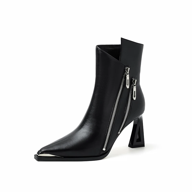 Winter Boots Women Genuine Leather shoes Ankle Ladies Pointed Toe Short Boots
Winter Boots Women Genuine Leather shoes Ankle Ladies Pointed Toe Short Boots