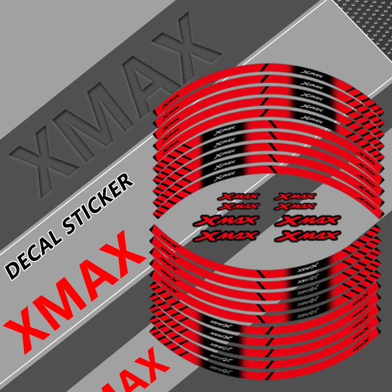 For XMAX 400 300 X-MAX 250 xmax 125 Motorcycle Rim Stripes Reflective Stickers Waterproof Wheel Hub Sticker Decoration Decals
For XMAX 400 300 X-MAX 250 xmax 125 Motorcycle Rim Stripes Reflective Stickers Waterproof Wheel Hub Sticker Decoration Decals