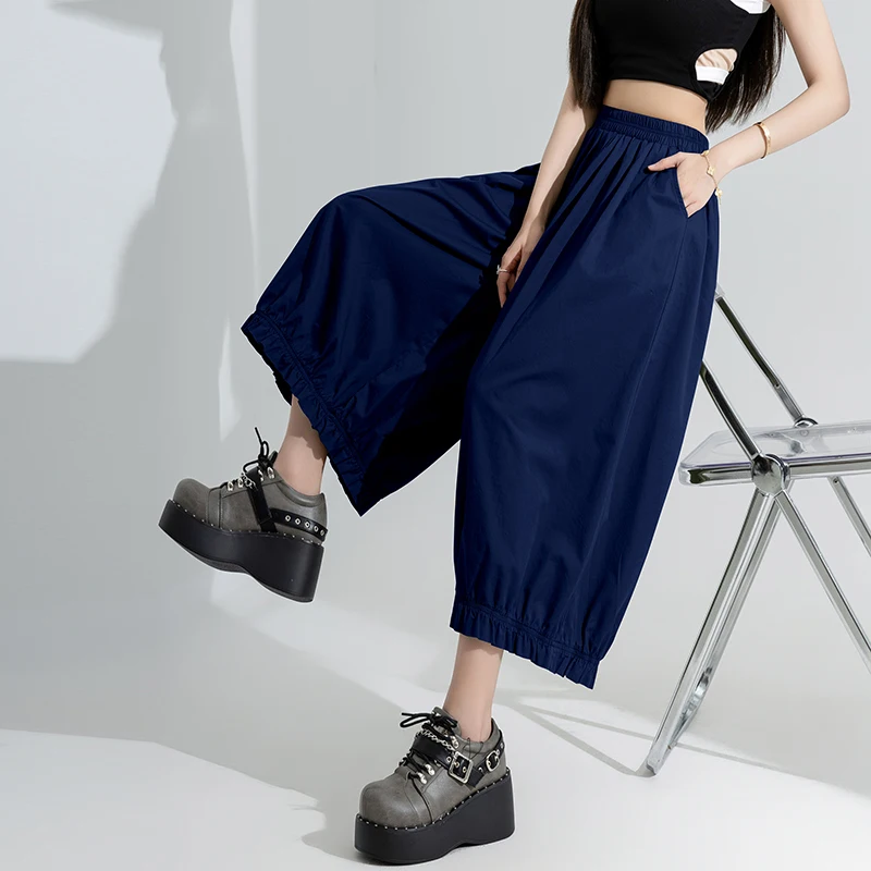 New Arrival Women's Wide Leg Pants: Stylish and Slimming Nine-point Culottes, Perfect for Spring/Summer Fashion, Wide Leg Pants
New Arrival Women's Wide Leg Pants: Stylish and Slimming Nine-point Culottes, Perfect for Spring/Summer Fashion, Wide Leg Pants