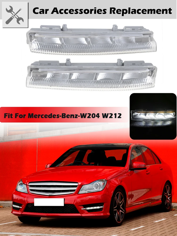 Fit For Mercedes Benz W204 W212 Rhyming Front Bumper LED Daytime Running Light DRL Fog Lamp Car Decoration Left And Right
Fit For Mercedes Benz W204 W212 Rhyming Front Bumper LED Daytime Running Light DRL Fog Lamp Car Decoration Left And Right