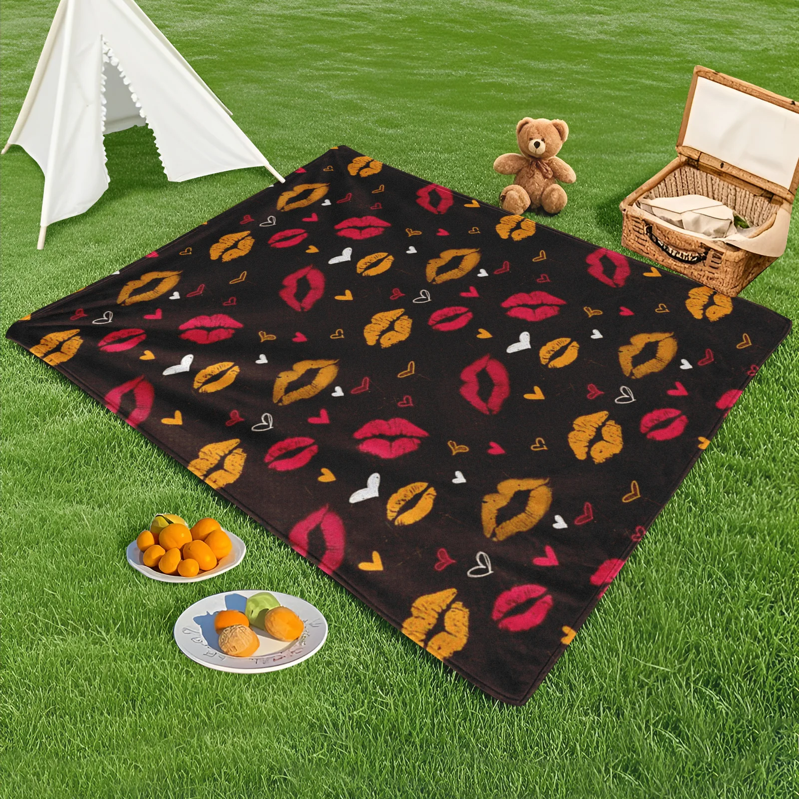 Elegant Lip Print Brown Heart Yellow Outdoor Blanket For Chic Picnics And Warm Outdoor Comfort Moments
Elegant Lip Print Brown Heart Yellow Outdoor Blanket For Chic Picnics And Warm Outdoor Comfort Moments