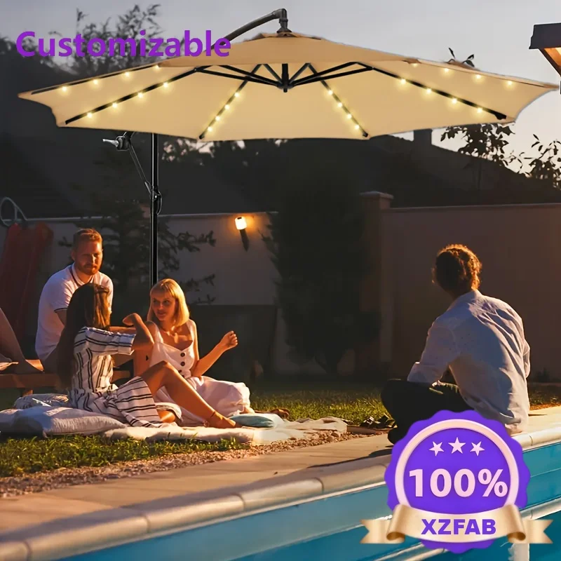 Factory Direct 2026 10-Foot Solar-Powered Offset Patio Umbrella, Outdoor Market Umbrella with a Hand-Crank, UPF50 UV Protection
Factory Direct 2026 10-Foot Solar-Powered Offset Patio Umbrella, Outdoor Market Umbrella with a Hand-Crank, UPF50 UV Protection