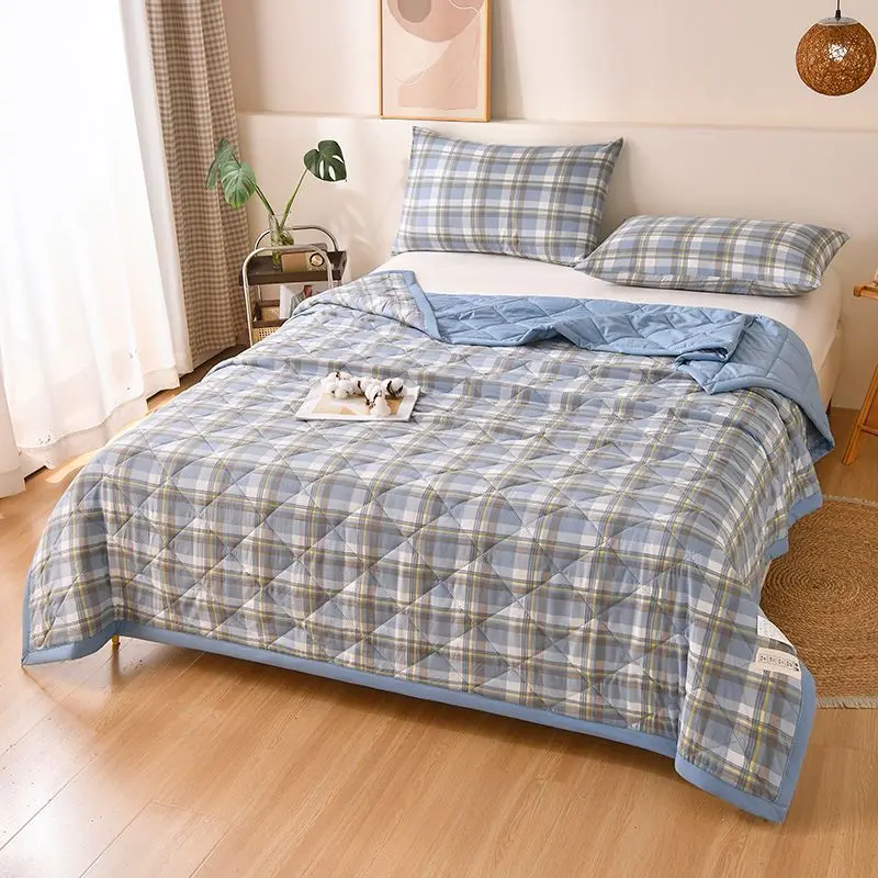 Washed Cotton Summer Blanket Lightweight Breathable Quilt Embossed Aircon Duvet for Home Dorm Gift Bedding
Washed Cotton Summer Blanket Lightweight Breathable Quilt Embossed Aircon Duvet for Home Dorm Gift Bedding