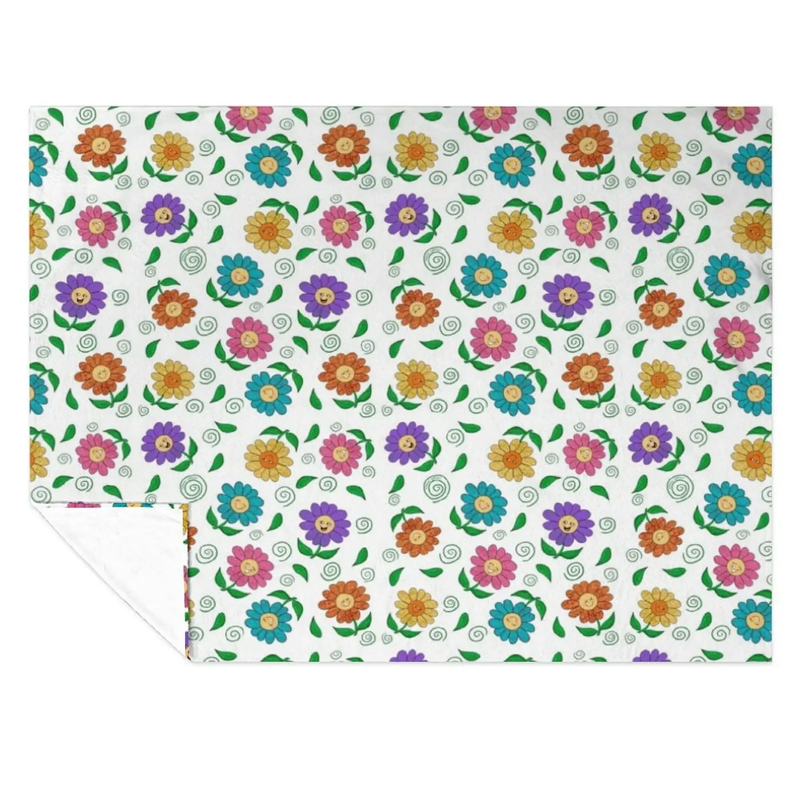 Happy Colorful Flowers Throw Blanket Blankets For Baby decorative Giant Sofa Loose Blankets
Happy Colorful Flowers Throw Blanket Blankets For Baby decorative Giant Sofa Loose Blankets